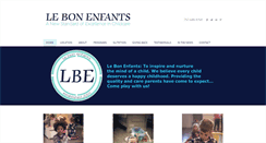 Desktop Screenshot of lebonenfants.com
